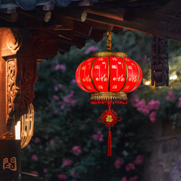 All-Copper 2026 Balcony Lantern, водонепроницаемый LED Chinese Fu Lantern
