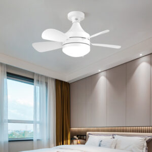 Remote LED потолочный Fan светильник, E27, Removable Blades, Three-цвет диммирование