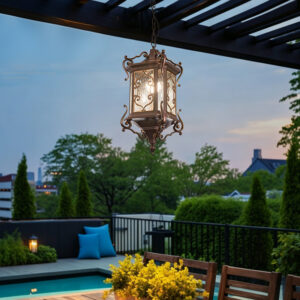 уличный подвесной светильник, водонепроницаемый, для Courtyard, Pavilion, Sunroom и Balcony