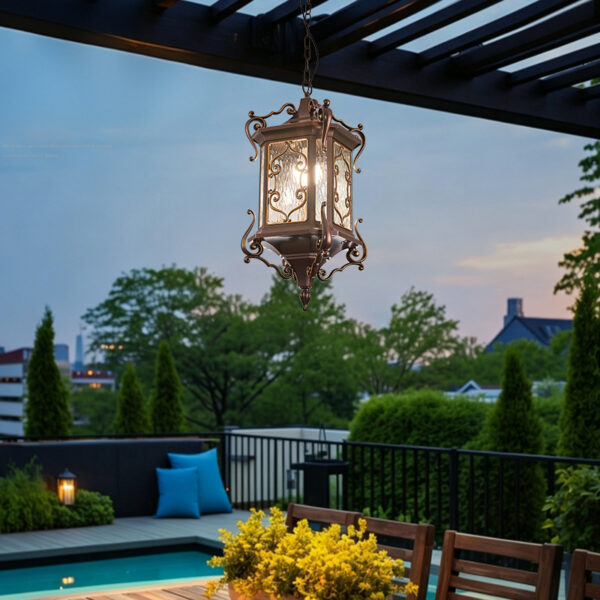 уличный подвесной светильник, водонепроницаемый, для Courtyard, Pavilion, Sunroom и Balcony