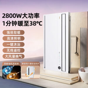 Dual-Motor Wind-Heating Bathroom Heater с Exhaust Fan и Night Display Remote