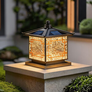 All-Copper Solar Post Top светильник для Garden Wall и Villa Gate