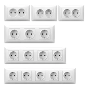 CE Factory OEM ODM Buy Wholesale Retro Plastic Wall Sockets EU Standard Socket Outlet with USB a & C Ports Durable Design