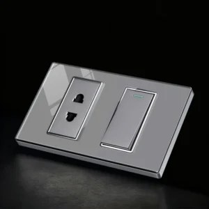 118 Type American Standard 15A водонепроницаемый Glass US Wall Electric Interruptor светильник Switch с 2 Outlets