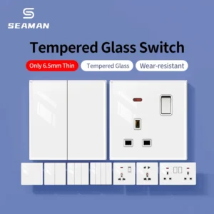 Universal 2-розетка USB 2 порты Silver Tempered Glass настенная розетка 110-250V UK 15A 2-Way светильник Switch ретро