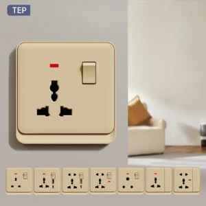 13A 250V Uk Standard Wall Switches светильник Electric Switch Panel Multicolor New с 1/2 Way 1/2/3/4 Gang Switch для дома Free L6