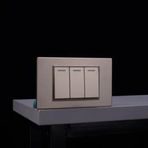 2025 современный ретро 118 Slim водонепроницаемый Wall Switch Brown 2 Gang 1/2 Way светильник умный Life 4-Way опт Electrical Sockets