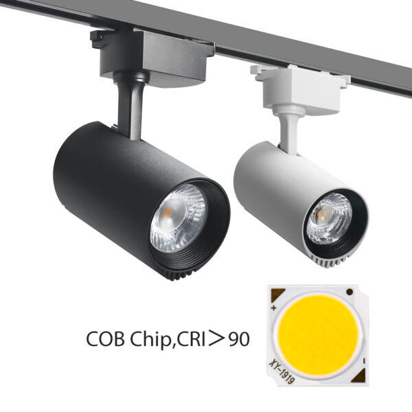 регулируемый 20W COB LED трековый светильник современный стиль коммерческий Track освещение для интерьера Shops 40W Power с Excellent Visibility