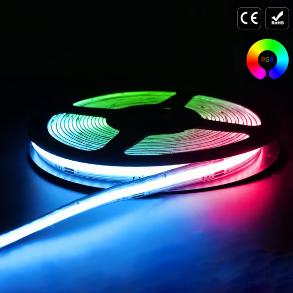High Luminance 12V 24V гибкий RGB COB LED Strip 576 Chips умный Led Strip светильники для Decorations