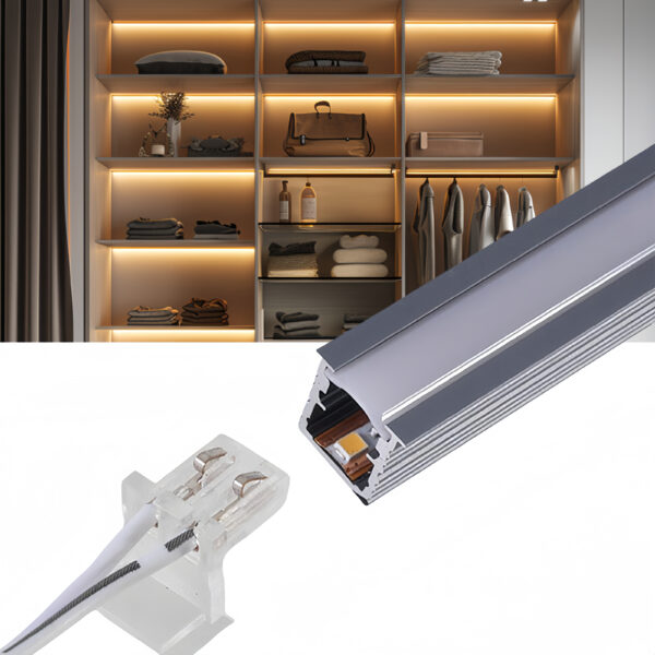 Welding-Free встраиваемый Under Wardrobe Cabinet светильники 12V 30cm 50cm 1m Customized Length Led Shelf линейный светильник Strip
