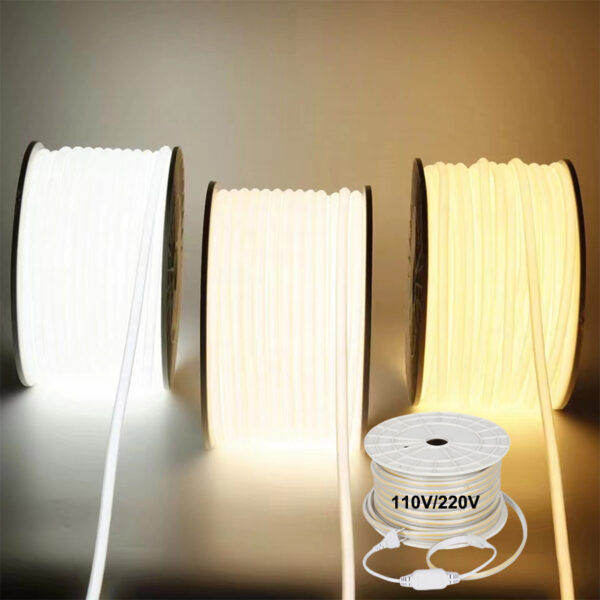 Cinta Led Strip110v 220v IP65 водонепроницаемый Cob Led Strip Ce Rohs гибкий Tape 3000k 4000k 6000k Cob LED-лента