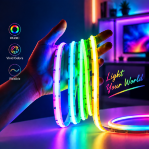 Multicolor RGBIC Addressable WS2811 умный Strip светильники 12/24V Led светильники Strips 10MM Cinta Luces Cob LED-лента опт