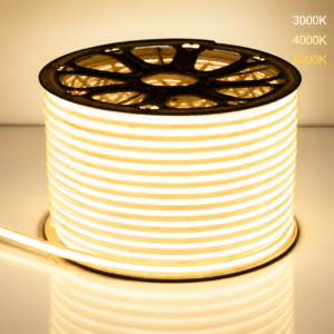 220V High Voltage COB LED-лента 100M Roll IP65 водонепроницаемый Cuttable гибкий LED-лента для улицы потолочный Garden освещение
