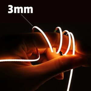 Slim 3mm 5mm 8mm 12v 24v Cob Led Strip диммируемый коммерческий Project интерьерный CRI 90 Ultra Narrow COB гибкий LED Strip