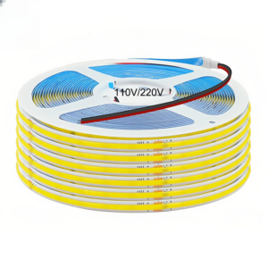 220v Driver-free Cob LED-лента 110v Driverless Ce Rohs Warm White Flexibles Tape Luz De Tira Led Cob