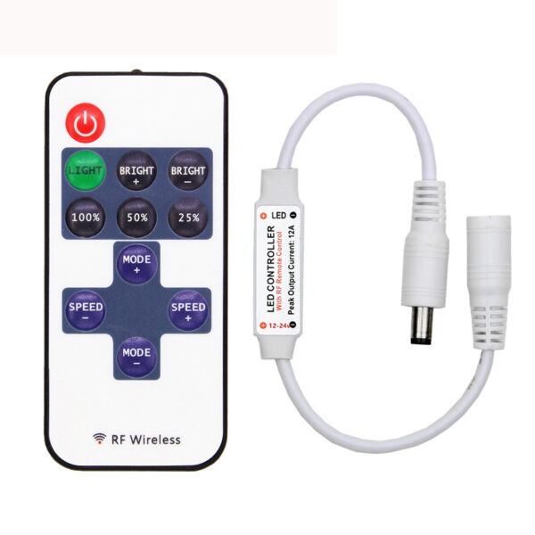 Remote Controller LED-лента DC5V-24V Wireless Dimmer для COB ленточный светильник 12V Output Voltage 6A Current RF Connection Mode