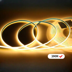 Ultra-Thin Cri 90 COB LED Strip светильники 6000K 4000K 3000K 12v 24v умный 3mm 5mm 8mm Cob Decorative освещение