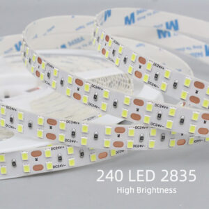 24V 2835 240leds/m 10MM Width гибкий Tape светильник 3000k 4000k 6500k High Bright Flex SMD Led светильник Strip