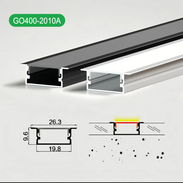 High Quality потолочный Drywall LED светильники встраиваемый чёрный 1m 2m 3m Profile алюминиевый Channel Plaster 1m LED Aluminium Profile