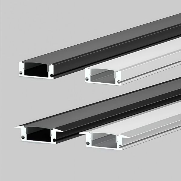 Shenzhen Pure Aluminium LED Profile светильник Gutter для LED Strip встраиваемый алюминиевый Drywall Channel Diffuser Perfiles De Aluminio