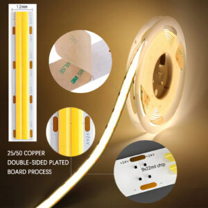 24V High CRI COB LED-лента CRI90+ Dotless гибкий LED-лента светильник для Cabinet линейный Architectural освещение