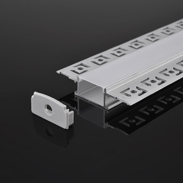 Hot Sale Recessed Plaster Ceiling Led Channel Extrusion Drywall Led Aluminum Profile  Led Lighting for Led Strip Light