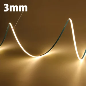 опт Dotless Cob LED-лента 24v 12v 3mm 5mm 8mm Mini Cuttable гибкий Warm White диммируемый умный Led Cob Strip