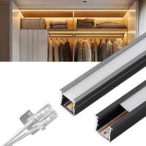 Ultra Thin Embedded Wardrobe Solderless Shelf светильник Cabinet Cuttable showcase Induction ленточный светильник бар