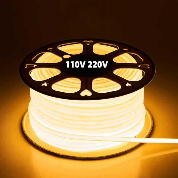 опт LED-лента 110V 220V COB LED Strip 288leds/m IP65 PVC гибкий светильник для уличного освещения