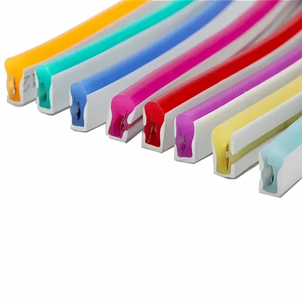 Manufacturer IP65 гибкий Neon Led светильники 24/12V Flex Soft Strip Customizable Blue/Ice Blue/Warm /White/Green/Purple/Pink