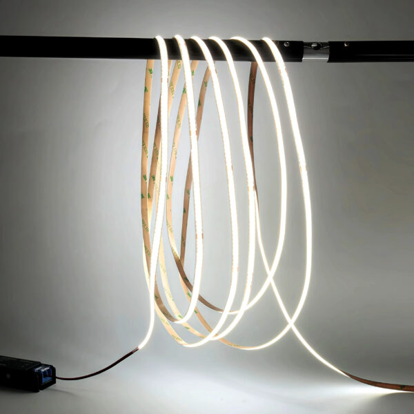 Cob 220V CCT LED-лента 2700K-6500K диммируемый Cuttable гибкий Tape Cct Led Strips 30m No Drop