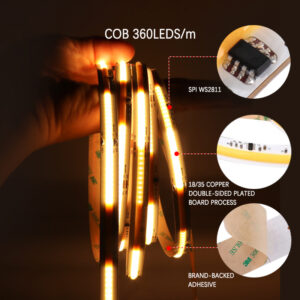 гибкий LED-лента 24V WS2811 Chasing Running Water LED-лента умный Strip светильники для спальня офис Decor