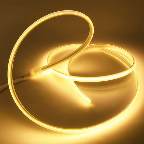 High Brightness 220v Led Strip IP65 водонепроницаемый гибкий Cuttable Cob Led Strip 110v 3000K 4000K 6000K для уличного освещения