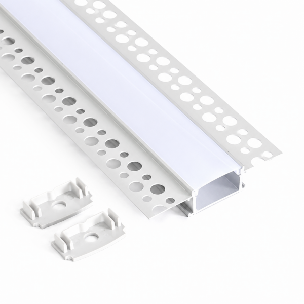 индивидуальный LED-лента алюминиевый Profile 1M 2M 3M Plaster встраиваемый Profile Channel потолочный Drywall Perfil De Aluminio Led