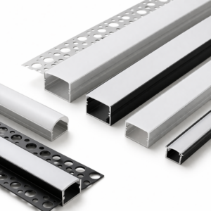 хит продаж линейный светильник для потолочный Plaster 1M 1.5M 2M 3M чёрный White Led Profile светильник PC Cover Diffused LED Channel Diffuser