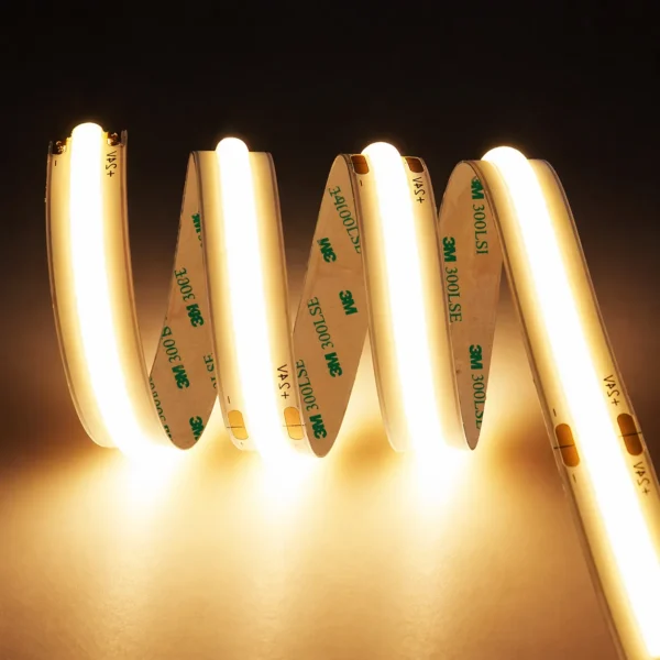 Manufacturer опт Price 10m/roll 12V Led Strips 528 LEDs/m Super Bright 24V COB LED-лента 10mm Wide интерьерный Decor