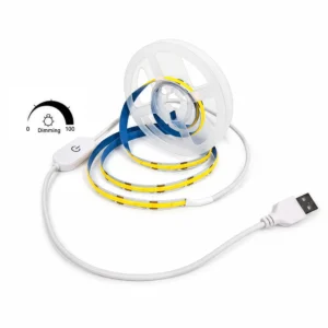 гибкий COB 5V USB Led Strip светильники 320leds LED-лента светильник Strip Touch Switch Sensor Dimmer для интерьерного освещения