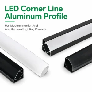 45 Degree LED освещение Profile алюминиевый Channel для потолочный Cove освещение Indirect линейный освещение Architectural Projects