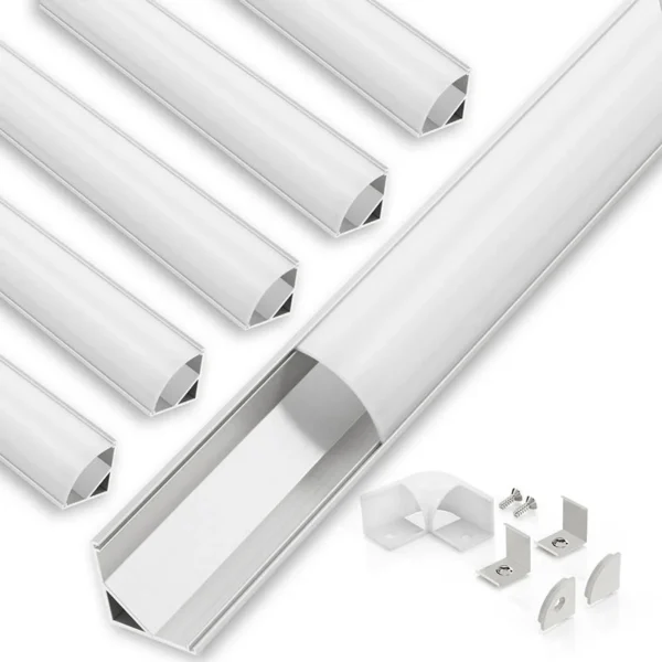 Glare Free 45 Degree LED Profile алюминиевый Channel для Soft Indirect освещение потолочный и Architectural освещение Solution