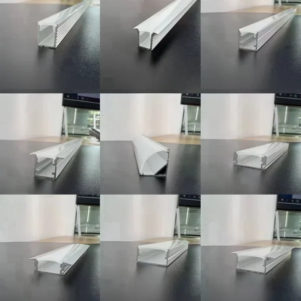 Premium алюминиевый Profile LED-лента Alloy Extrusion с High Transparency Diffuser для линейный освещение Applications