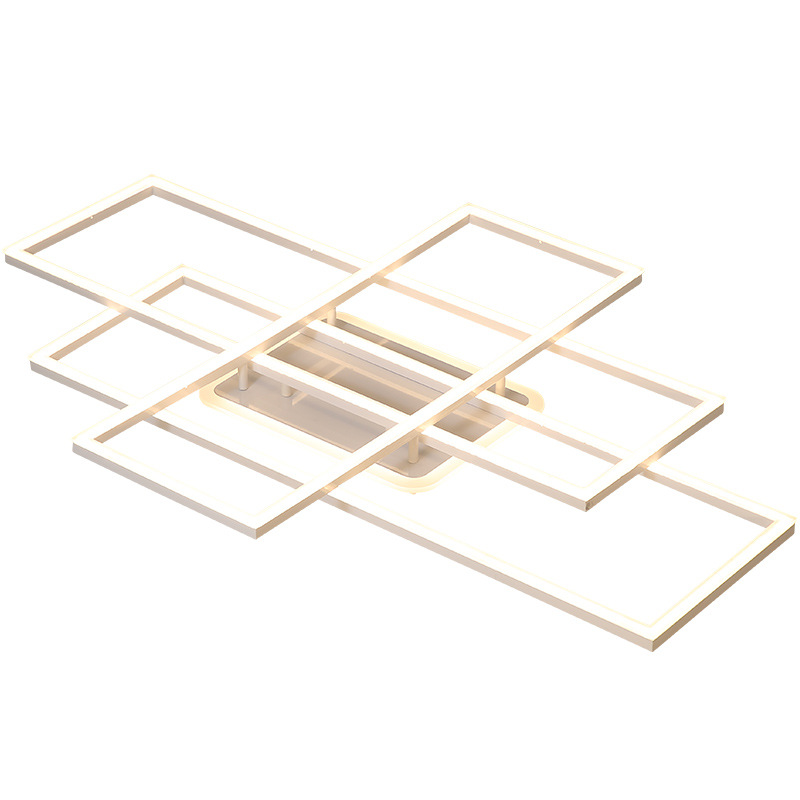Shinetime хит продаж квадратный прямоугольный Shade потолочная лампа современный Minimalist LED Decorative потолочный освещение