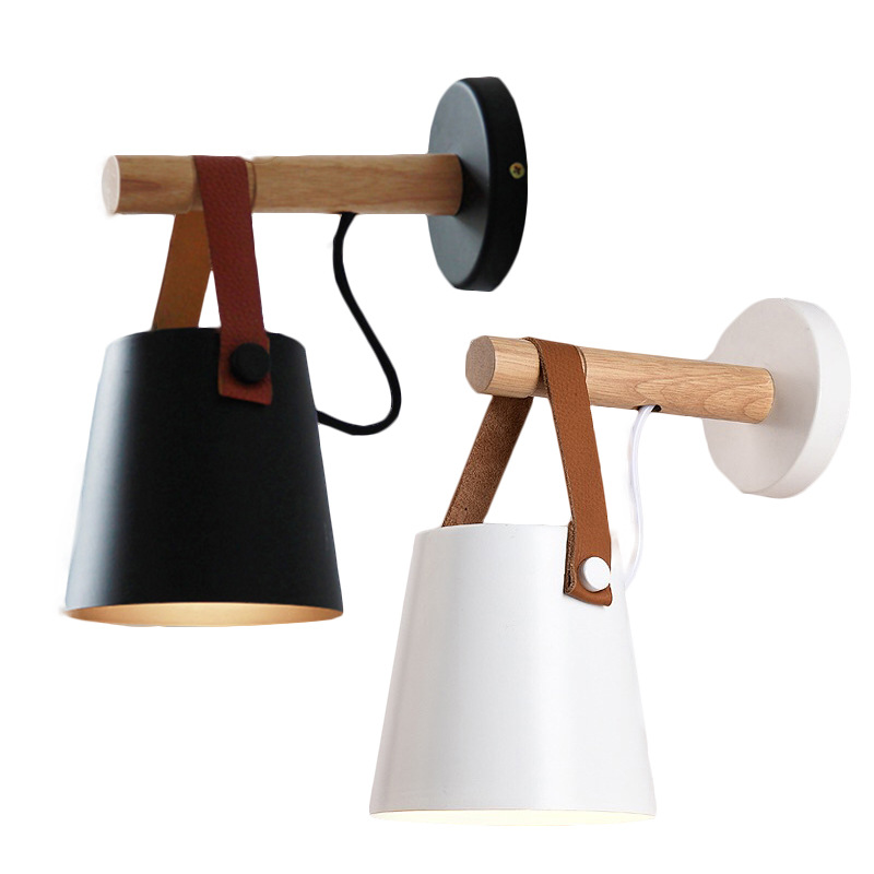 NEW Wooden скандинавский Hanging настенный светильник