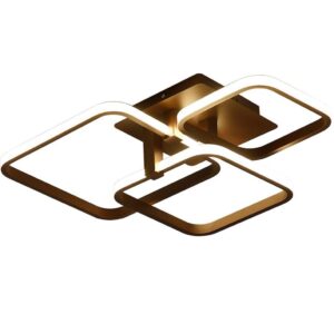 современный Acrylic Chandeliers 3 светильник подвесные светильники для гостиная спальня кухня Room LED потолочные светильники чёрный цвет