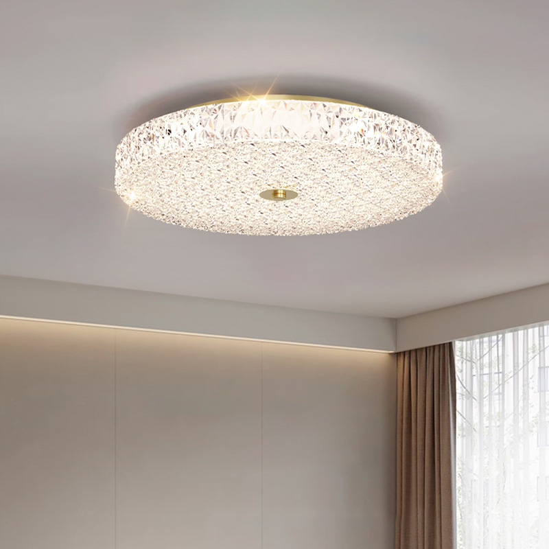 современный простой Romantic Warm Eye protection светильник Luxury спальня Study лампа Master спальня Room Creative круглый LED потолочная лампа