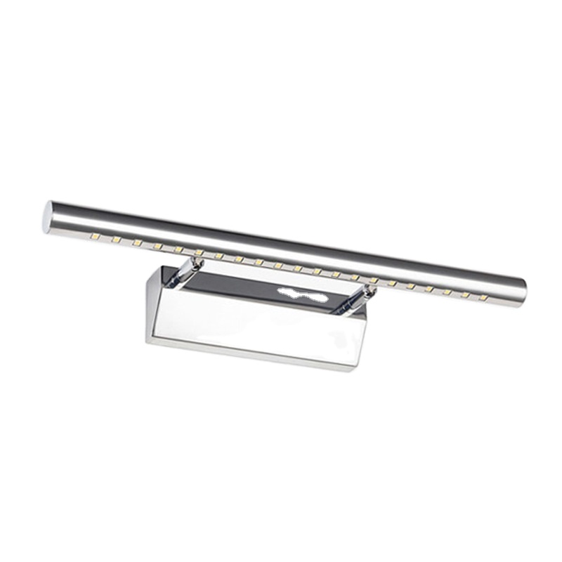 LED Bathroom Vanity светильник светильники с On/Off Switch Chrome Stainless Steel Make-Up Wall светильник Mirror светильник Picture Front лампа