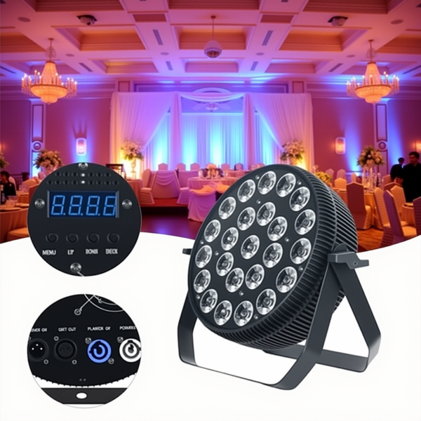 Grace 24x18w RGBWAUv 6in1 Par Uplight