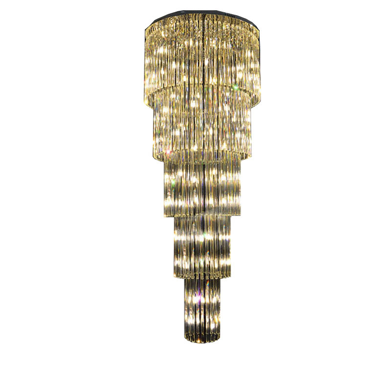 современный K9 LED гостиная хрустальный Chandeliers хрустальный Lustre Luxury Led люстра светильник для Staircase Stair спальня отель
