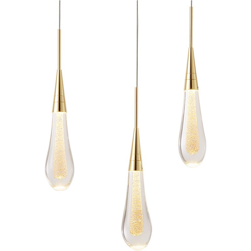 Drop современный светильники Chandeliers Led потолочный подвесной Home Luxury Glass хрустальный лампа Chandeliers Vanity освещение светильник