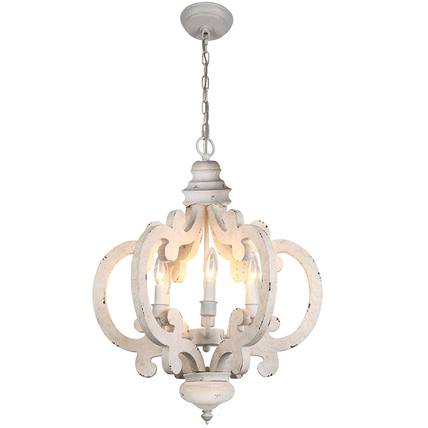 White винтажный Painted Polished отделка с White Inside диаметр 12 Inches подвесной светильник