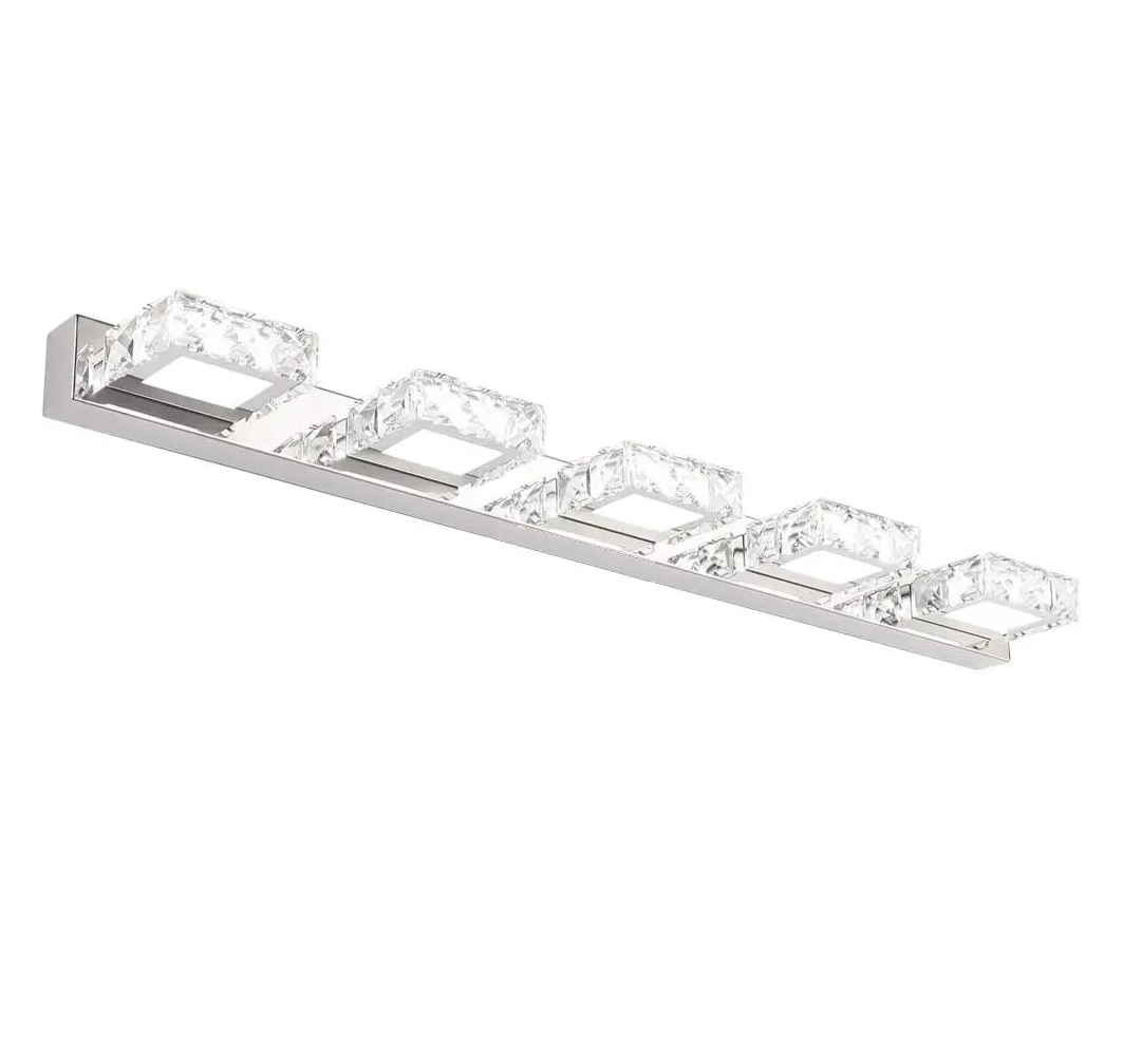 31.5 Inch хрустальный Vanity светильники современный LED Vanity светильники для Bathroom Over Mirror современный Wall светильник